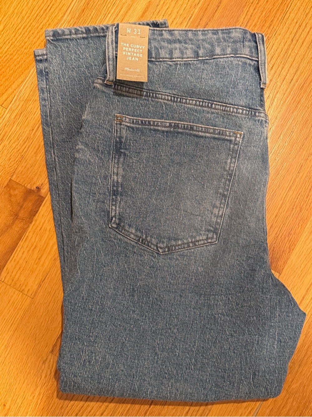 Madewell The Curvy Perfect Vintage Jeans Size 31 New With Tags NWT - Picture 6 of 7